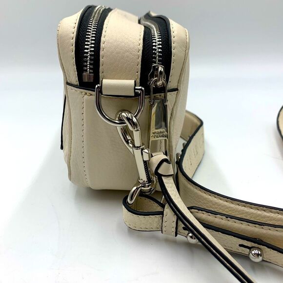 Authentic Preloved Marc Jacobs Cream Leather Soft Shot 21 Camera Crossbody Bag - Picture 6 of 13